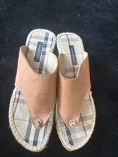 Burberry zeppa espadrillas