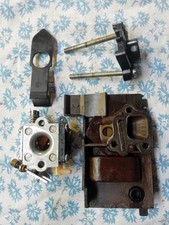 Carburatore Piu Collettore E Levetta Aria Motosega Papillon Cutter 4