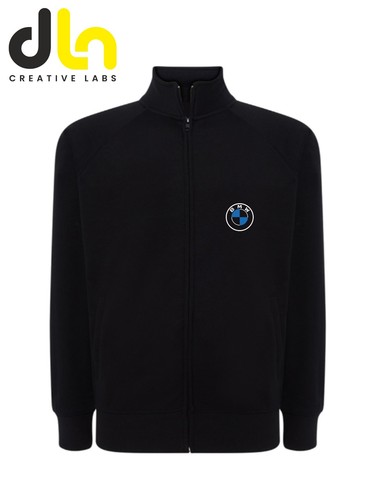 Felpa zip tributo bmw - felpa, nera