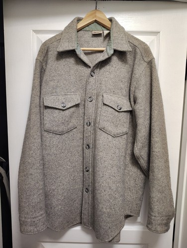 Giacca camicia lana vintage