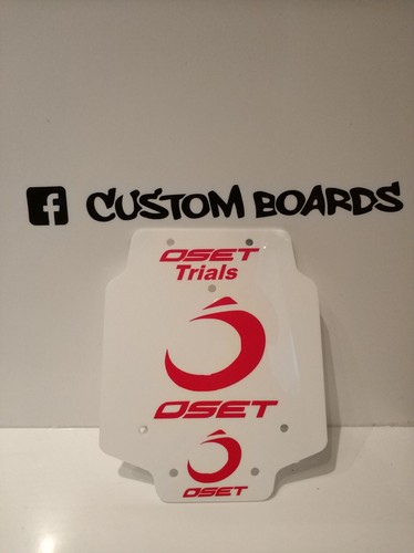 Trials front number board - trials,
