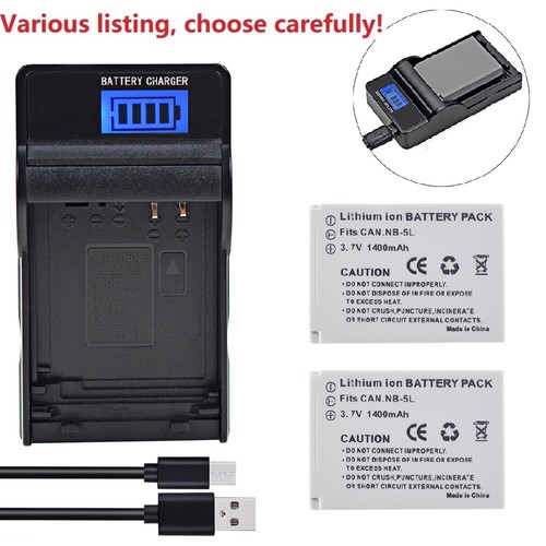 Caricabatteria lcd per canon - lcd,