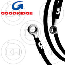 GOODRIDGE KIT TUBI FRENO IN TRECCIA ACCIAIO DIRETTI NERO KAWASAKI Z 750 2010
