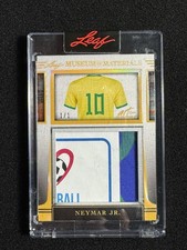 2023 Foglia #1/1 Arte dello Sport Neymar Museo dei Materiali Mondiali Usato Patch Logo