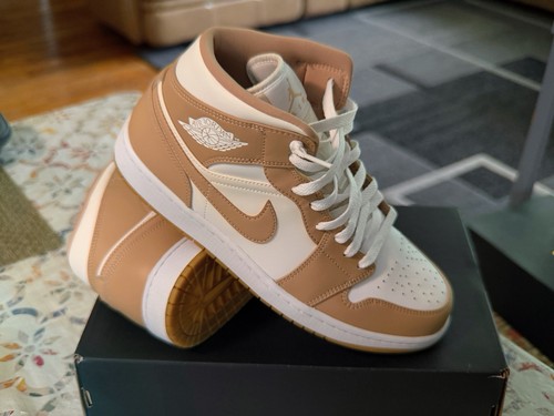 Air jordan mid tan - air,