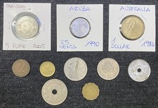 World Coins Lot Various States
