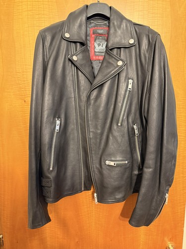 Diesel chiodo giacca pelle - giacca, in