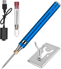 Saldatore a Batteria Ricaricabile, 8W 5V Portatile Saldatore Ricaricabile USB, M