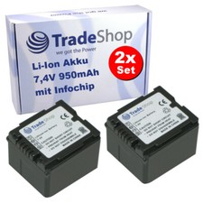 2x videocamera batteria agli
