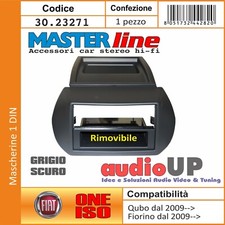 MASCHERINA AUTORADIO 1 DIN CON