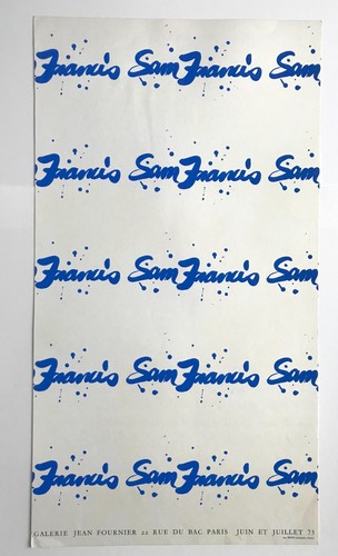 Sam francis galerie jean - francis,,