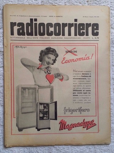 Radiocorriere eiar 1941 n - radiocorriere,