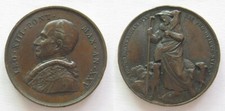 Medaglia Papa Leone XIII AN.XXV Buon Pastore ø30 Johnson (m115)
