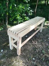 Panca di Legno Spessa Massiccio Alistonada Di 3x3 E Piedini 5x5. Lungo 1,20