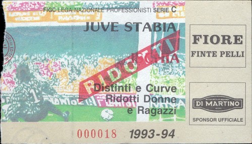 Bl96 biglietto calcio - calcio, ticket