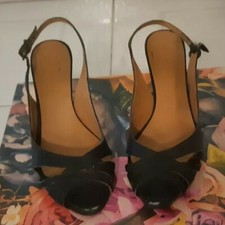 Sandali Neri Donna Con Tacco E