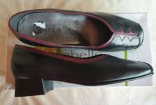 chaussures escarpins en cuir noir neuves Ombelle modèle Sisley taille 36 (pa)