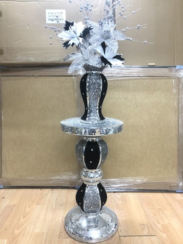 Tavolo vaso argento nero con - vaso,