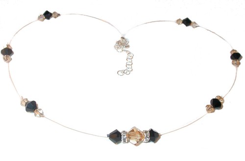 Collana galleggiante cristallo - galleggiante,