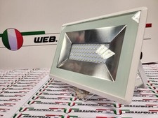 FARETTO FARO LED 200W LUCE FREDDA CASA GIARDINO ESTERNO COMPLETO CON STAFFA SOLE
