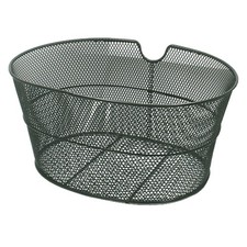 cestino bici ovale nero in