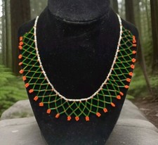 Collana perline vetro - collana,