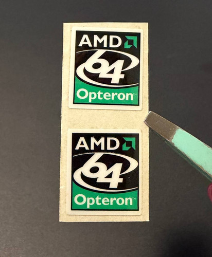 Amd opteron adesivo - amd, 64
