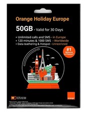Orange Holiday Europe 50GB