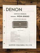 Denon POA-2800 Amplificatore
