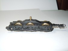 LIMA HO TRENO CARRELLO FOLLE 3 ASSI x LOCOMOTORE, CONTATTI, PIGNONE RUOTE METALL