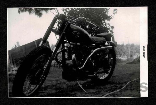 1957 grande vecchia moto - 1957,