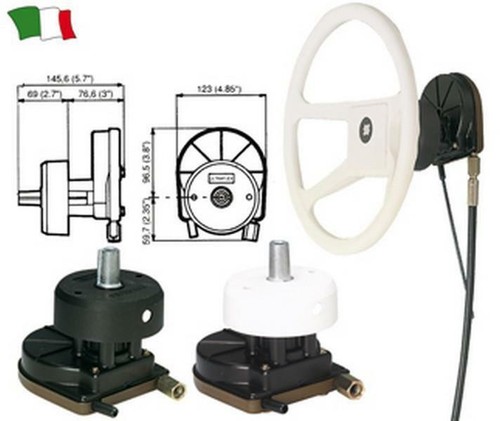Timoneria rotativa ultraflex - timoneria,