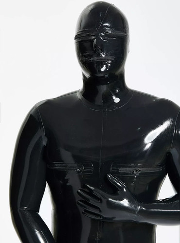 Body uomo lattice petto - , zip