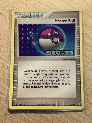 Carta pokemon trainer master - carta,