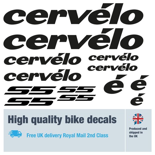 Set decalcomanie bici cervelo - decalcomanie,