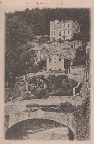 Cartolina san remo - remo, liguria