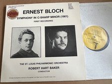 EBS 001 Ernest Bloch Symphony in C Sharp Minor Robert  Hart Baker