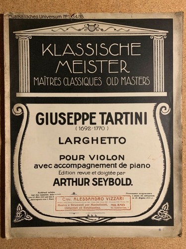 Spartito musicale1911-