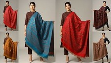 Wool jamavar shawl x - shawl,
