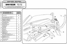 GIVI ATTACCO BAULETTO per BMW R 850 R 1995 1996 1997 1998 1999 2000 2001 2002