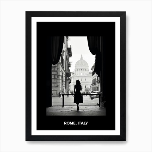 Poster roma italia - di,