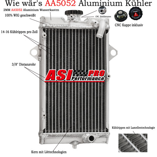 Radiatore alluminio per - , yamaha