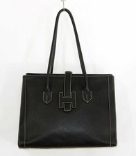Borsa Hermès vintage Fourre-Tout H in pelle nera