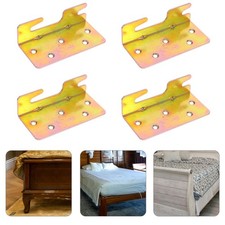  Piastre di fissaggio per sponde letto da 4 pezzi Raccordi per strutture letto