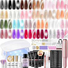 51Pcs Kit Unghie Gel Completo