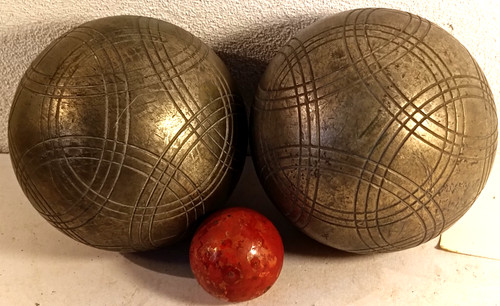 Bocce metallo con - ,