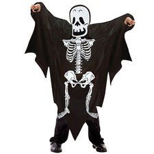 Ciao Costume Halloween Fantasma Scheletro Nero Bambino