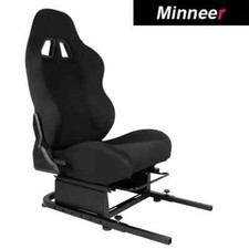 Minneer Driving Sim Cockpit Frame Con Sedile Rosso/Nero Compatibile Per Stand