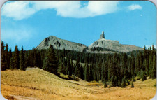 Cartolina d'epoca testa di