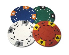 x4 PVC Coasters - Poker Texas